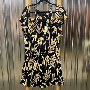 Mud Pie cold shoulder romper